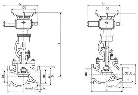 電動(dòng)截止閥j941h-16c dn350（型號(hào)說明書）